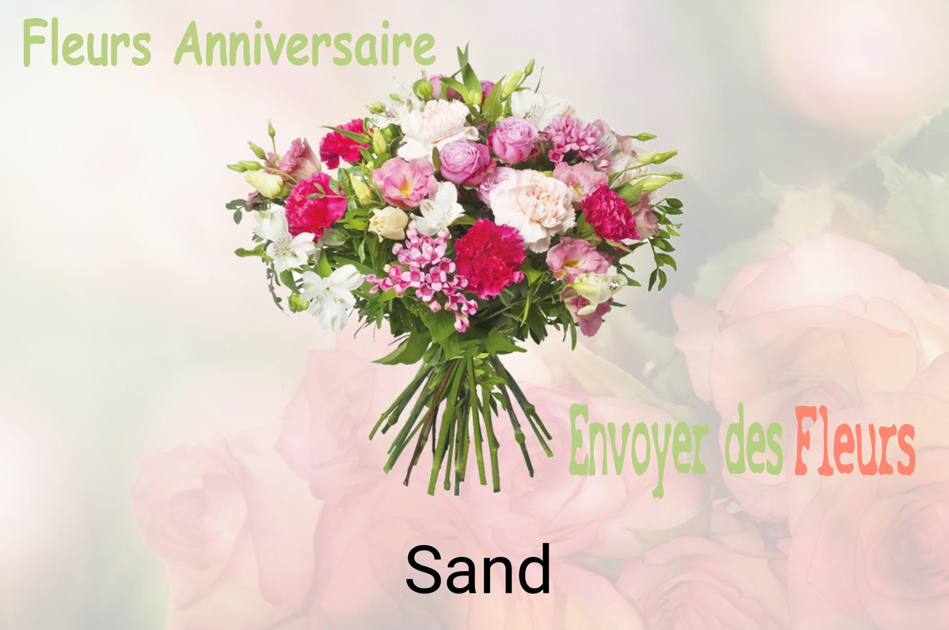 Bouquet de fleurs d’anniversaire livré à Sand